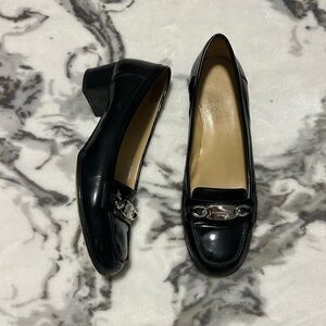 black michael kors lainey mid loafer